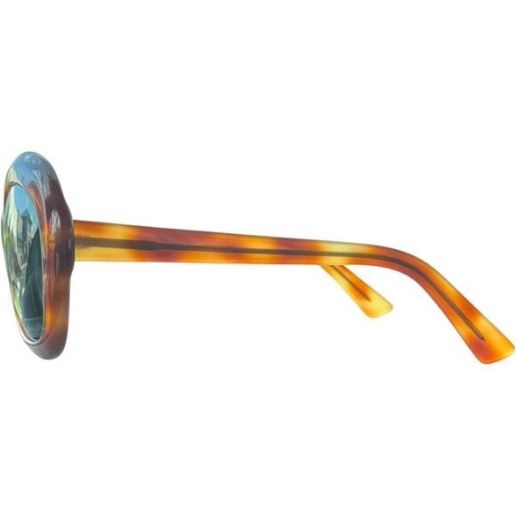 Y2K 1990s Vintage FRANÇOIS PINTON Jacky O Regard Tortoiseshell Oversized Sunglas - Picture 9 of 10